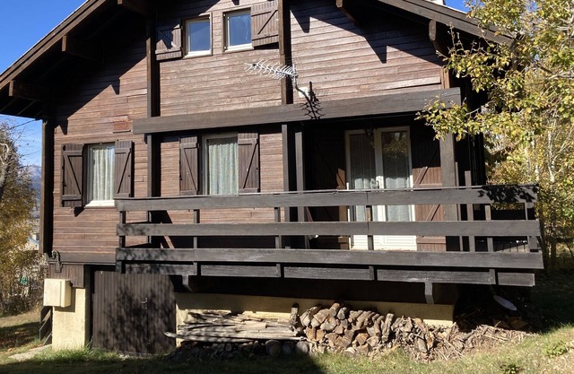 Chalet familial en bois à 2 mn des pistes !