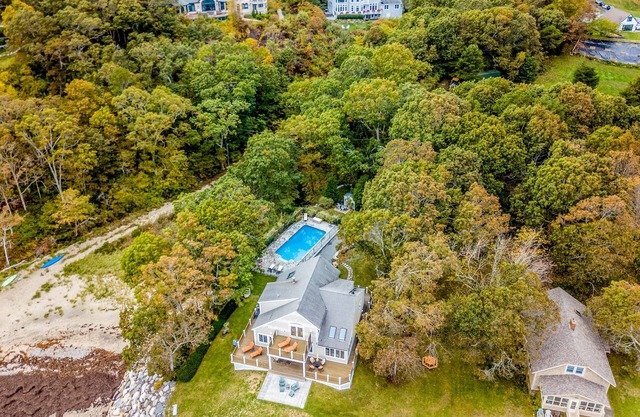 Fantastic coastal retreat with private beach, wraparound decks, & private pool
