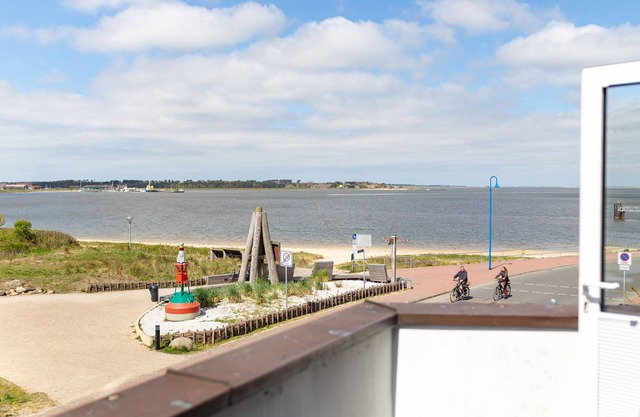 Fantastique appartement de vacances avec une vue magnifique sur la mer.