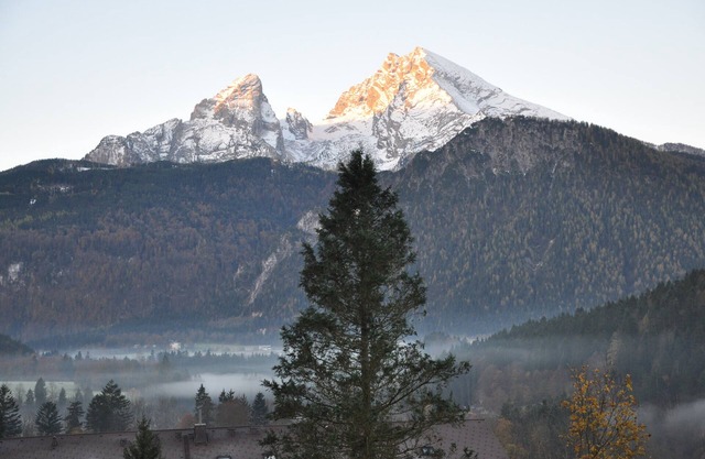 Des vues fantastiques sur la montagne juste à l'extérieur de Salzbourg -