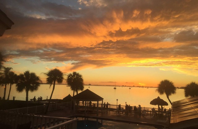 Vues de coucher de soleil fantastiques