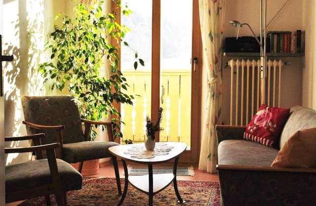 Feriendomizil (61 m2) dans le parc naturel de Steinwald avec balcon sud