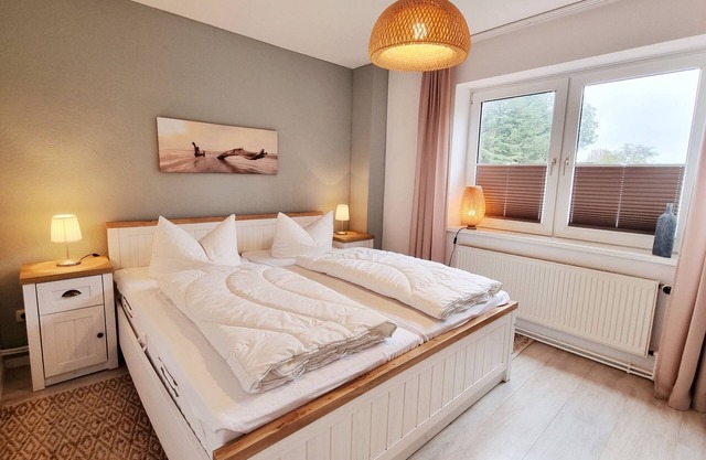 Ferienwohnung "achtern Diek 1" 1. Reihe an der Ostseeküste, Hundefreundlich