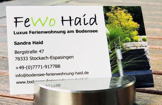 Ferienwohnung Haid Bodensee, Umgebung Bodman-Ludwigshafen, Radolfzell, Überlingen, Luxus FeWo Haid