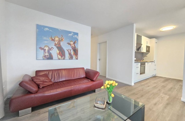 Vacation apartment Norder Hafen with a magnificent view of the water - Welcome to the modern