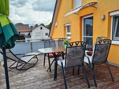 Ferienwohnung Pflüger mit Terrasse