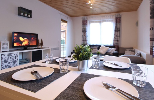 FeWo GRIASS EICH 50 m des pistes GRIASS EICH Appartement au pied des pistes de Isa Bad