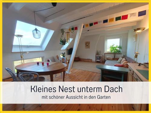 Fewo Kleines Nest strandnah optimal für Alleinreisende und Paare mit Haustier
