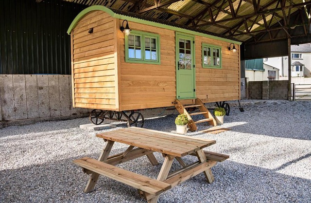 The Shepherd's Hut at Northcombe Farm