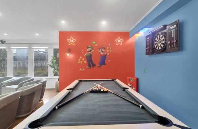 🔥 Fire & Fun | Luxe Stay w/ Pool, Hot Tub & Game Room 🎮