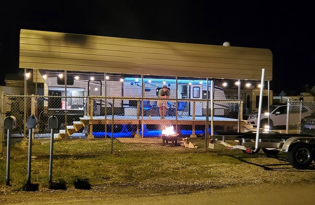 Camp de pêche à Shell Beach en Louisiane