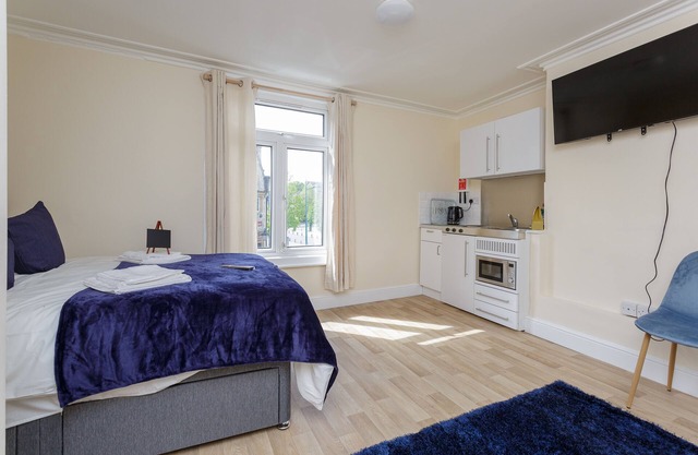 Flat 2 -Studio-Suite-Douche-Vue sur Rue