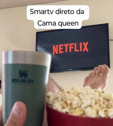 Flat com AR e vista Espetacular na área central de GV-Garagem-wifi-Varandão