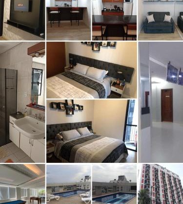 Flat Palladium com piscina