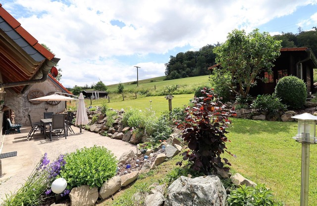 Flechtdorfer Waldblick - 130 square meter vacation home and large property, stream and terrace for 6 guests