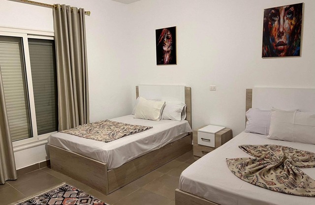 For rent in Amwaj North coast chalet 2 bedrooms,fully furnished directly on pool