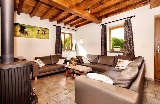 Maison de vacances spacieuse avec jardin