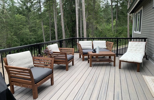 Fox Island Escape is a newly built 2 bedroom 2 bath home