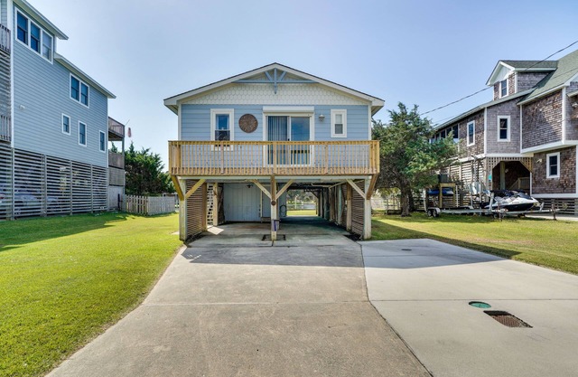 Frisco Coastal Paradise w/ Boat Dock & Water Views