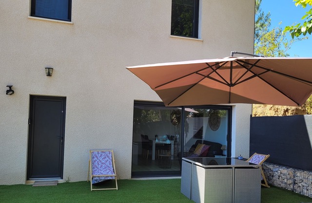Appartement tout équipé en rez-de-jardin entre Gard et Ardèche