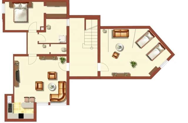 Cuddly totalmente amueblado de 3 habitaciones sótano apartamento a las afueras de Munich