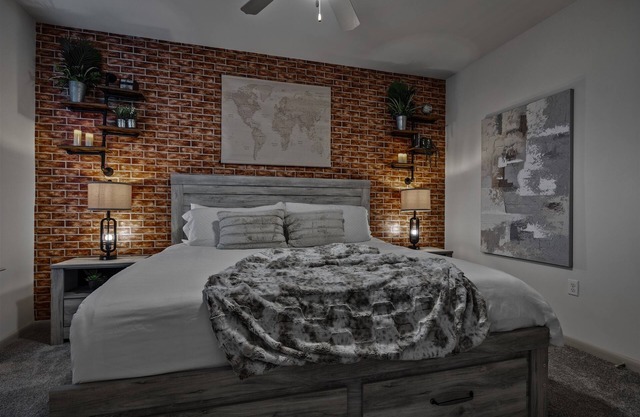 Luxury 2BR Loft | Walk to Decatur Square | Rooftop Lounge & Pool Access
