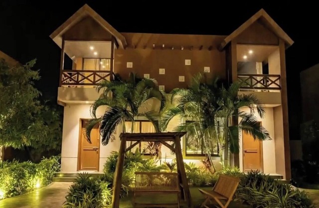 Furnished 3 BHK villa with infinity swimming pool, restaurant and game zone.