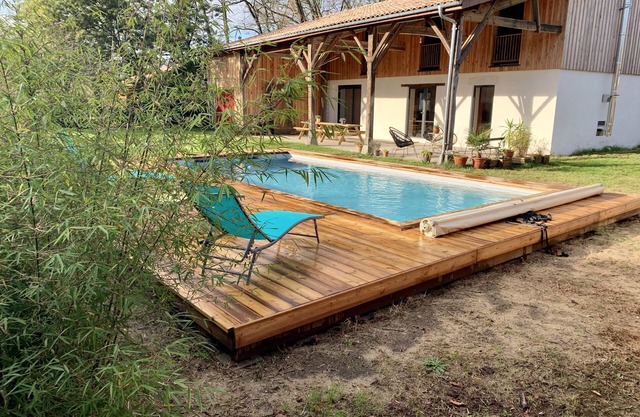 Gîte de la Bleauaude, classé 3* avec piscine à 20 minutes du Bassin d'Arcachon