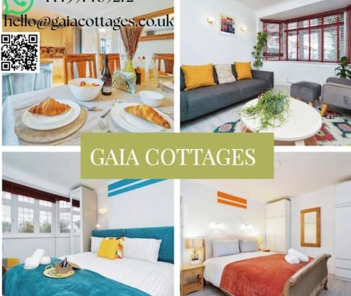 Gaia Cottages 3BR Home with Parking,WIFI,Garden,EV & Desk