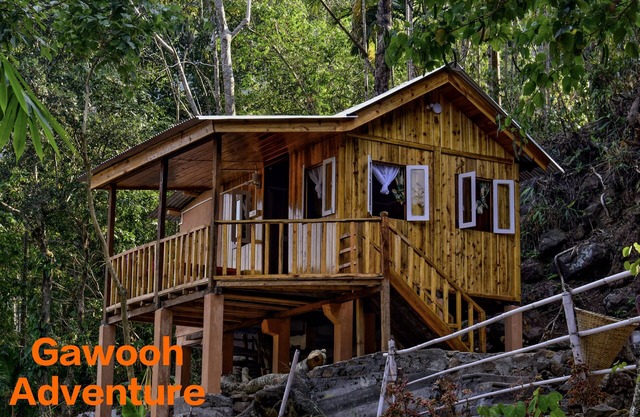 Gawooh Adventure Homestay. Dawki River also known as the cleanest river in Asia.