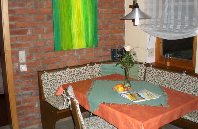 Maison de vacances confortable avec un grand balcon
