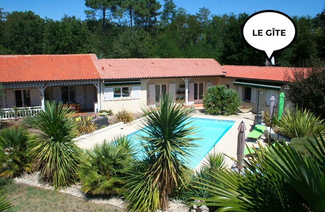 Gîte avec accès piscine des propriétaires