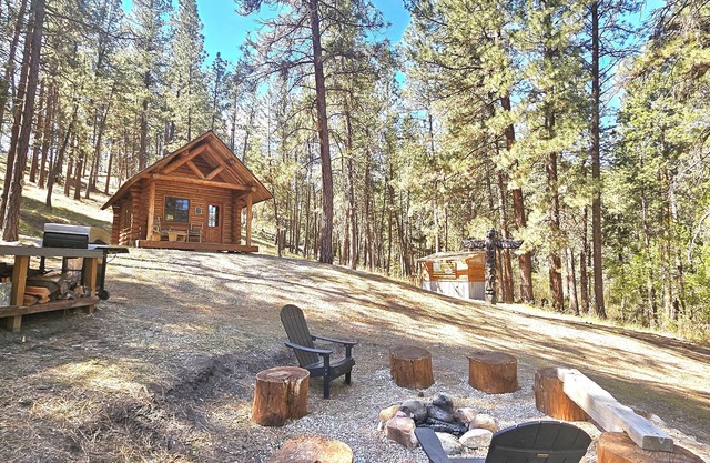 NEW for Summer 2022! Cabin at Montana Mountain Time Farms