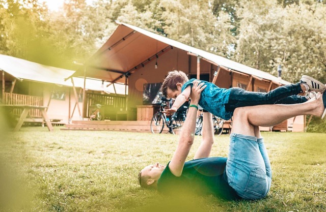 Glamping on the river side