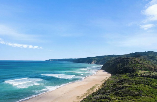Glen View Cottage surplombant la plage Johanna