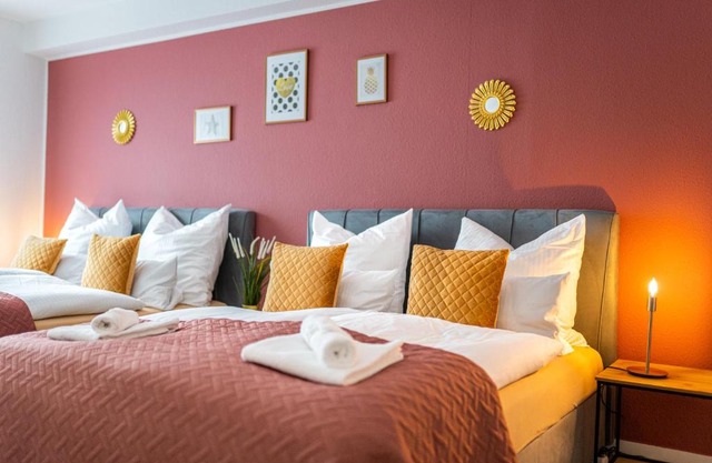 Golden Design Apartment, Zentral, Familie und Business, 1000 Mbit
