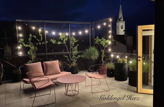 Goldengel Suite 3 Suite de 60 m² avec terrasse sur le toit, climatisation, WiFi