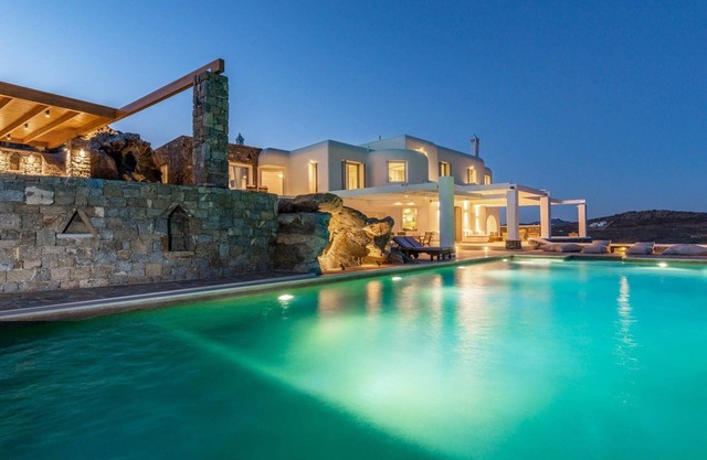 Gorgeous Mykonos Villa | 12 Bedrooms | Villa Nova Light | Private Pool & Panoramic Sea Views | Elia