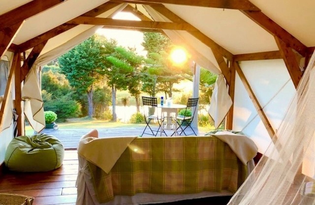 Glamping romantique et isolé au bord de l'eau, Nr Kerikeri, Bay of Islands