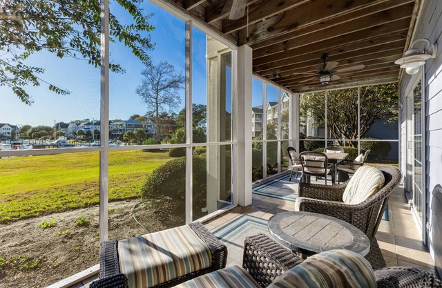 Gorgeous Views of the St James Marina from this 1st Floor Dog Friendly Condo