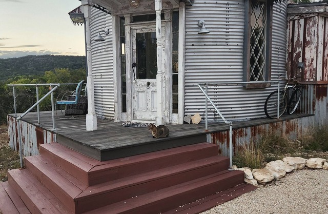 Grain Bin Cabin in the Country
