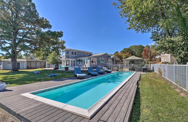 Grasonville Home w/ Private Pool on the Water