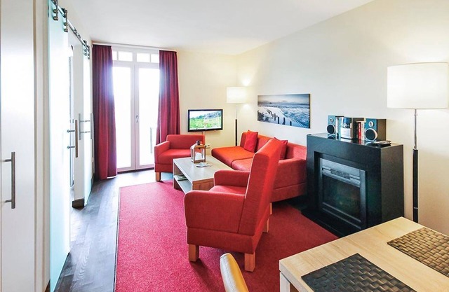 Great, quiet vacation apartment near the beach with sauna and balcony with dyke view - Resort Deichgraf