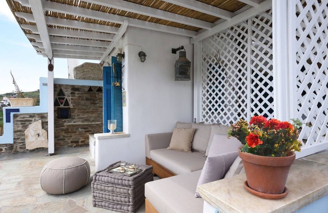 Grande Villa Tinos | Villa Kato Spiti | Vue sur la mer | Triantaros