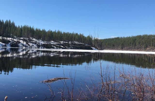 Great view on the lake and near to Iso-Syöte ski resort