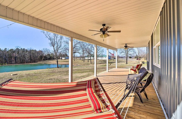 NEW! Greers Ferry Retreat w/ Deck & Stocked Pond!