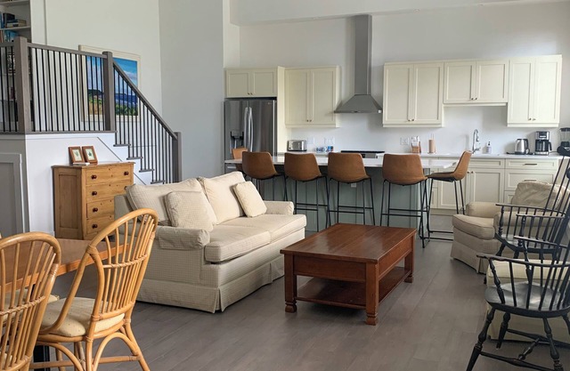 Waterfront two-bedroom two and one half bathroom condo with a great kitchen!