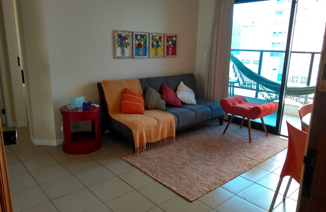 GUARUJA PITANGUEIRAS 2 DORM, GARAGE 2 ESPACES, CAMAREIRA, VUE MER,