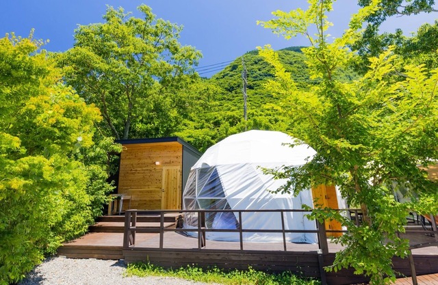 Guest room with hot spring dome tent 1 night / Yufu Ōita