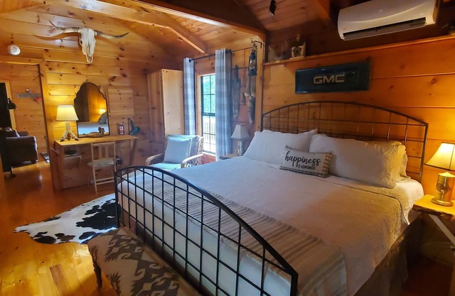 GUNSMOKE The not so "tiny" cabin.🐾